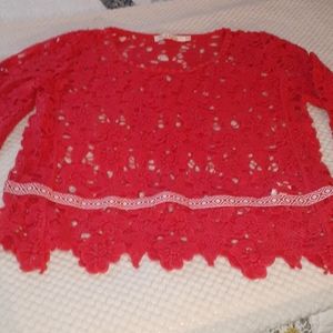 Flower Crochet Blouse